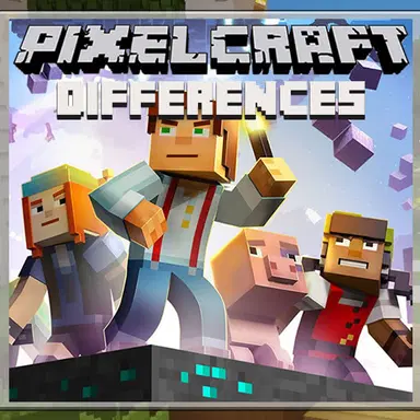 Pixelcraft Razlike - Igrajte ovu Ležerne igru online besplatno