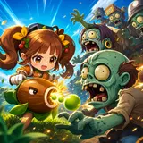 Plant Girl Defense Zombie