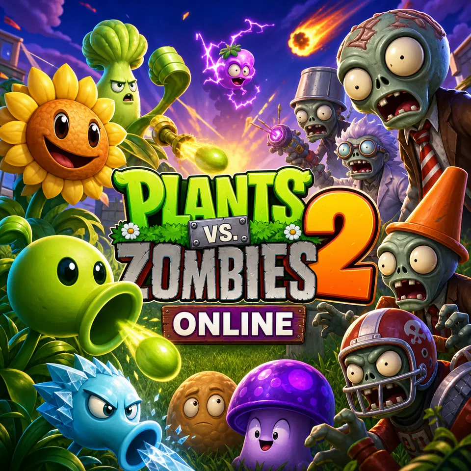 Spill Plants vs Zombies Online - Gratis Casual-nettleserspill