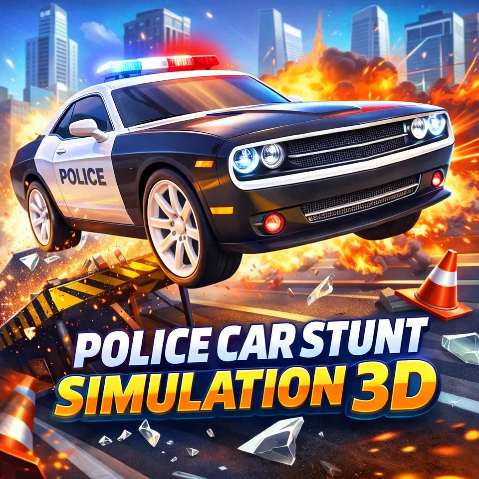 Spill Politibil Stuntsimulering 3D - Gratis Simulasjon-nettleserspill