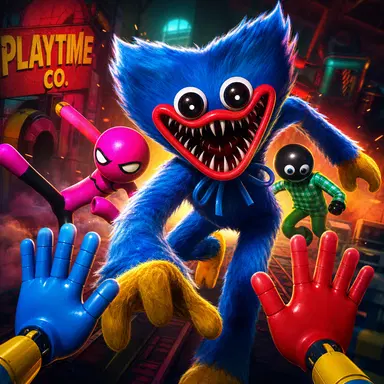Poppy Playtime Battle City - Spiele dieses Abenteuer-Spiel kostenlos online