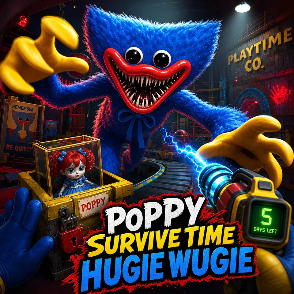 Spill Poppy Overlevelsestid: Hugie Wugie - Gratis Eventyr-nettleserspill