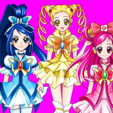 Pretty Cure 3 - Spill dette Påkledning-spillet gratis på nett