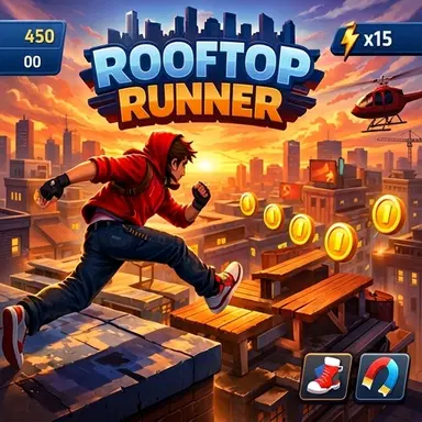 rooftop runner - Play This Action Game Online for Free
