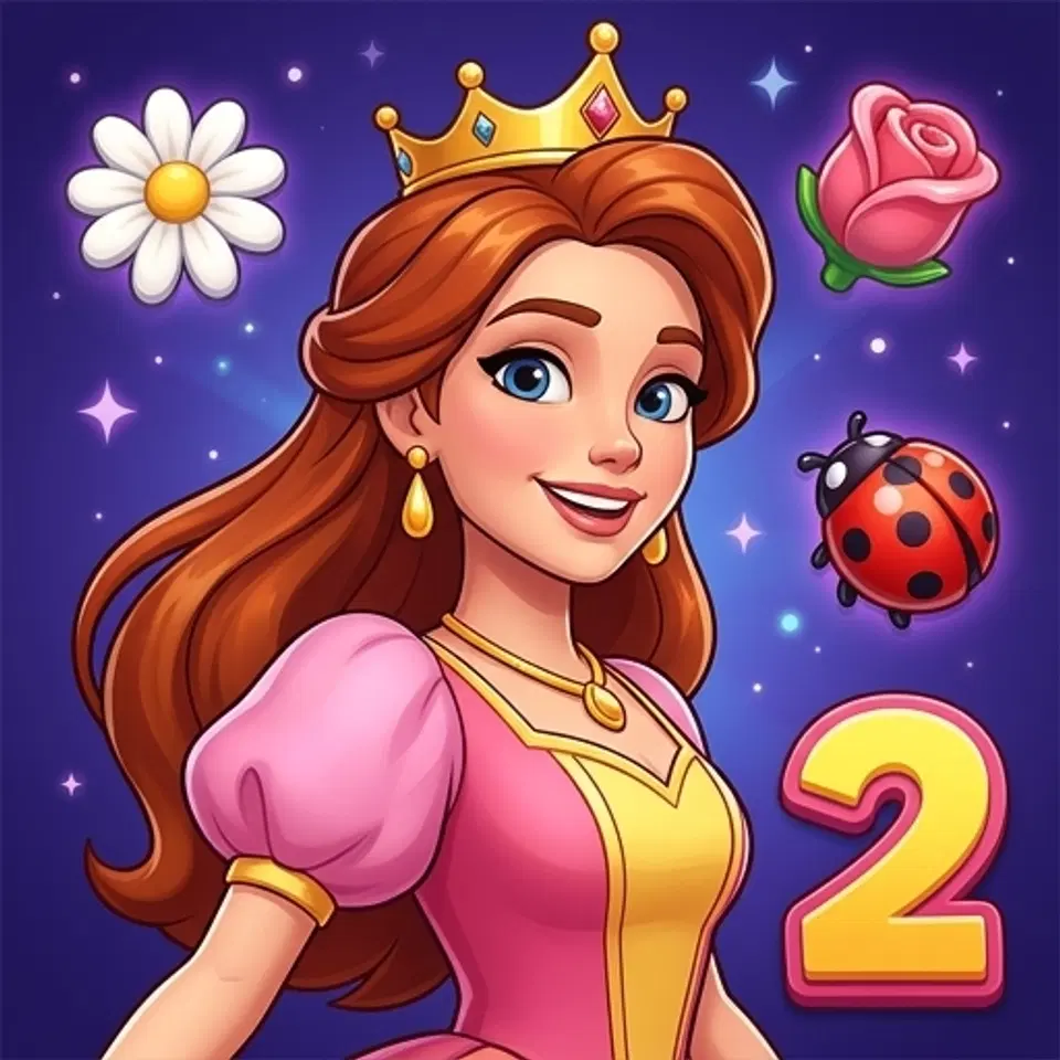 Spill Kongelig hage-match 2 - Gratis Koble 3-nettleserspill