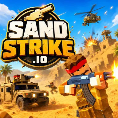SandStrike.io - Грати в цю гру Стрілялки онлайн безкоштовно