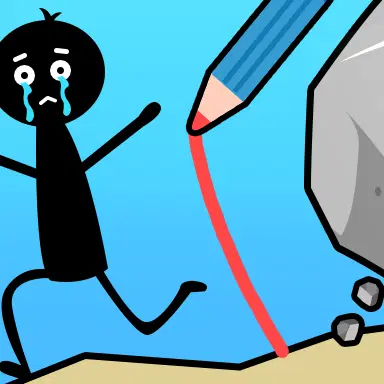 Save The Stick Draw Line - Play This Puzzle Game Online for Free