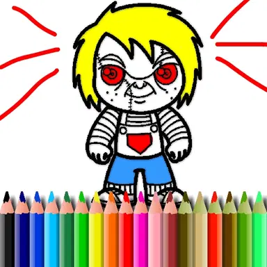 สมุดระบายสีเด็กชายสยองขวัญ - เล่นเกม วาดรูป นี้ออนไลน์ฟรี