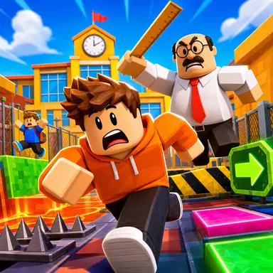 Évasion de l'École Obby - Jouez gratuitement à ce jeu de Aventure en ligne