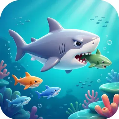 鯊魚襲擊 - 免費在線玩這款 .io 遊戲 遊戲