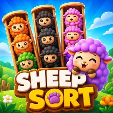 Сортирање Овци - Играј ја оваа Слагалки игра онлајн бесплатно