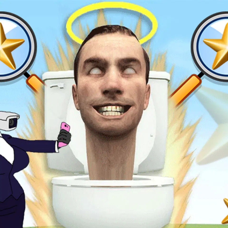 Play Skibidi Toilet Hidden Stars - Free Online Clicker Browser Game