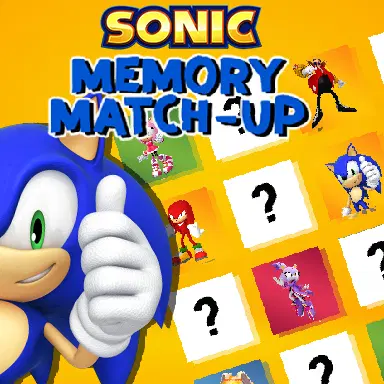 Sonic Matcha Minnet - Spela detta Pussel-spel gratis online