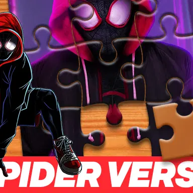 Spider-Man: Μέσα στο Αραχνο-Σύμπαν Παζλ - Παίξτε αυτό το Παζλ παιχνίδι online δωρεάν