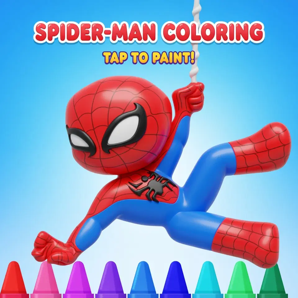Παίξτε Spiderman: Παιχνίδι Ζωγραφικής - Δωρεάν online Κλίκερ παιχνίδι προγράμματος περιήγησης