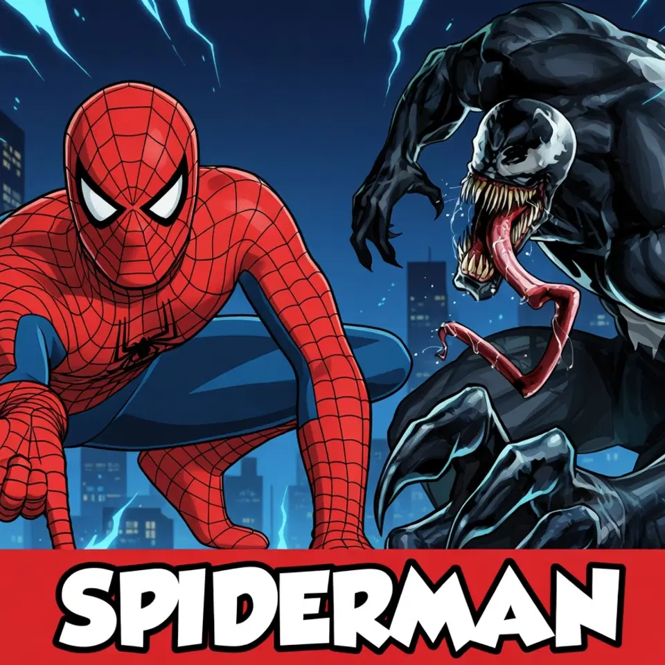 Παίξτε SpiderMan εναντίον Venom 3D - Δωρεάν online Δράση παιχνίδι προγράμματος περιήγησης
