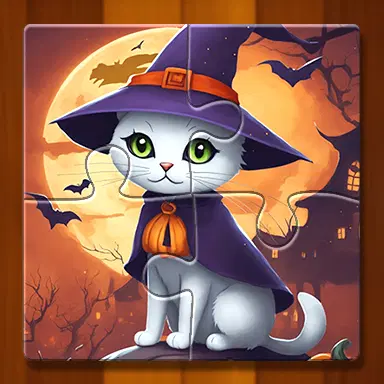 จิ๊กซอว์ ฮาโลวีนเขย่าขวัญ - เล่นเกม ปริศนา นี้ออนไลน์ฟรี