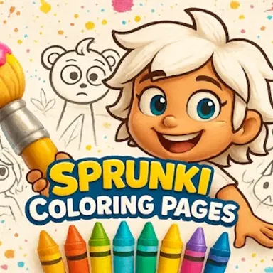 Sprunki Fargeleggingssider - Spill dette Barn-spillet gratis på nett