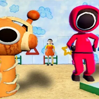 สควิด สปรังกี้ เกมไฟแดง - เล่นเกม สยองขวัญ นี้ออนไลน์ฟรี