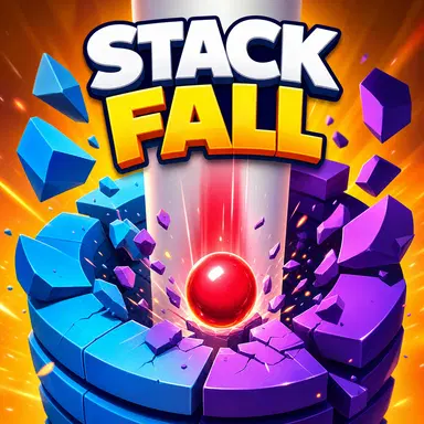 Stack Fall - Jogue este jogo de Agilidade online grátis