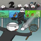 Stick Figure Badminton 2