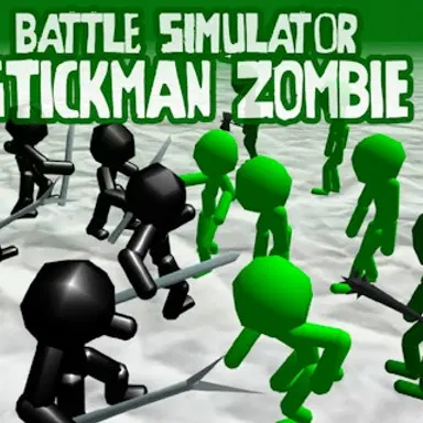 Simulator Bitke: Stickman protiv Zombija - Igrajte ovu Akcija igru onlajn besplatno