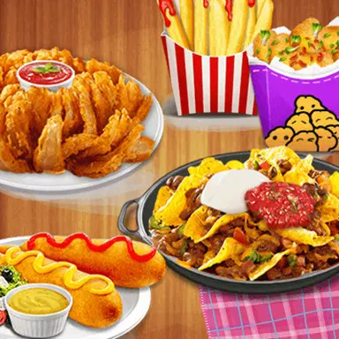 Cuisine de Rue : Friture - Jouez gratuitement à ce jeu de Habillage en ligne