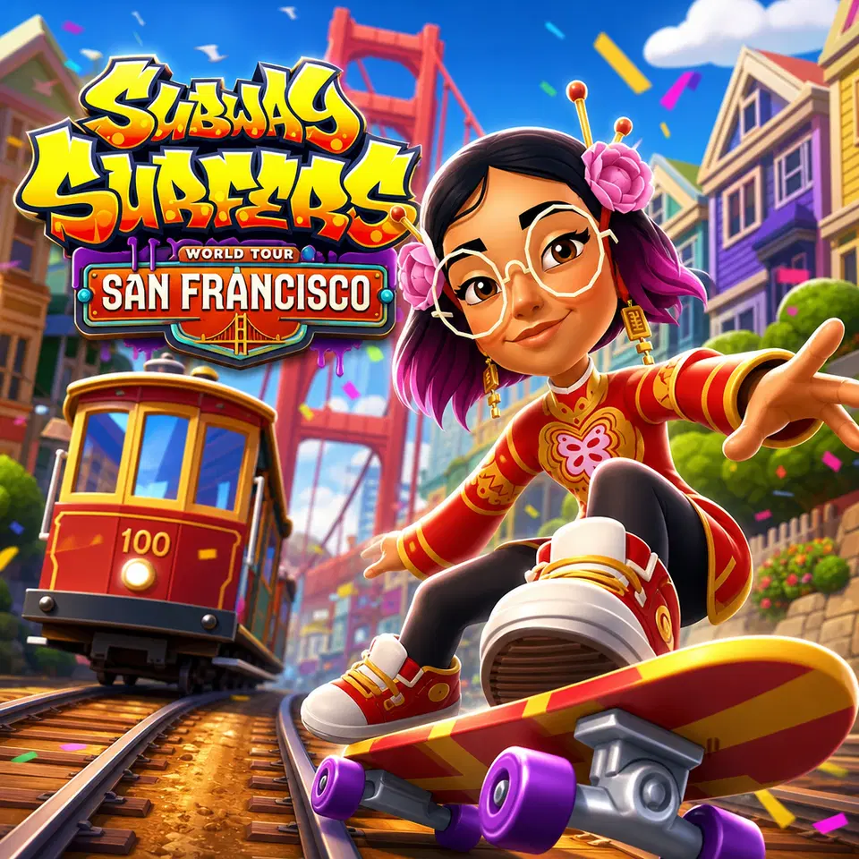 Spēlēt Metro sērfotājs: Sanfrancisko - Bezmaksas tiešsaistes Puzles pārlūkprogrammas spēle