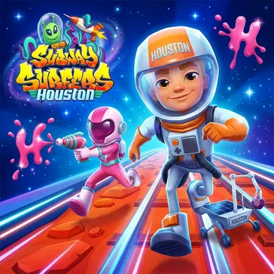 Subway Surfers Turneja Hjuston - Igrajte ovu Trke igru onlajn besplatno