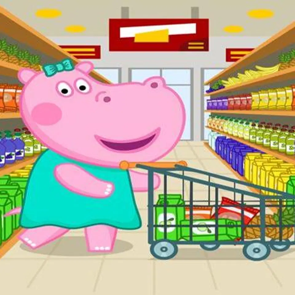 Igrajte Supermarket: Dečije igre kupovine - Besplatna onlajn Slagalice igra u brauzeru