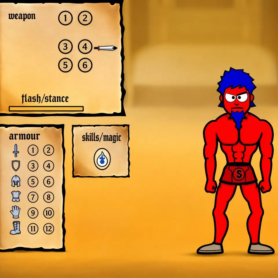 Joga Espadas e Sandálias 2 - Jogo de browser de Ação online grátis