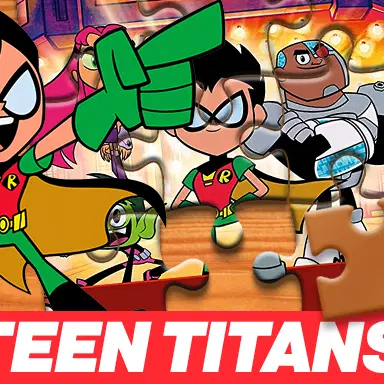 Teen Titans Go: Παζλ - Παίξτε αυτό το Παζλ παιχνίδι online δωρεάν