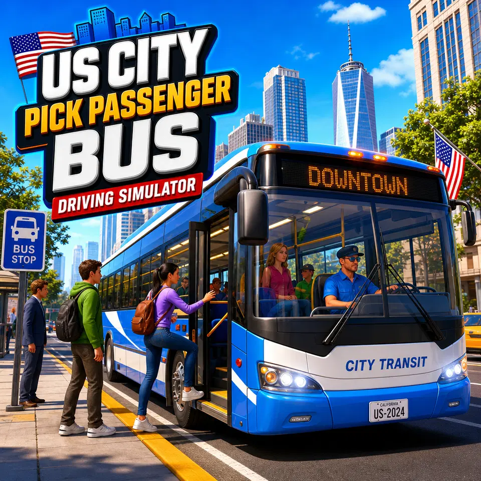 Spill US By-buss passasjerer - Gratis Racing-nettleserspill