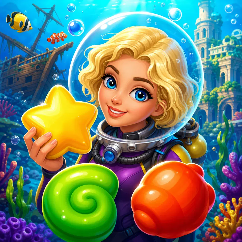 Spill Vega Mix: Sjøeventyr - Gratis Koble 3-nettleserspill