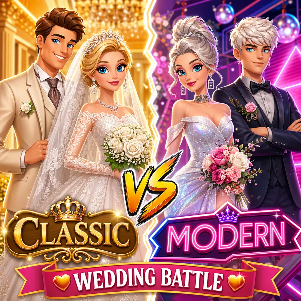 เล่น ศึกงานแต่ง คลาสสิกปะทะโมเดิร์น - เกมเบราว์เซอร์ ต่อสู้ ออนไลน์ฟรี